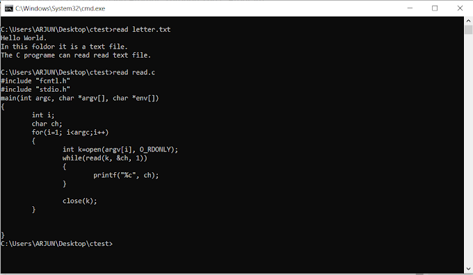 How To Display The Context Of Any File In The Command Prompt. Through The C Program  .