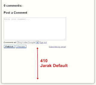 Kolom komentar,Spasi Kotak Komentar,Mengatur Jarak Spasi Kotak Komentar, kotak komentar blog, merubah jarak kotak komentar