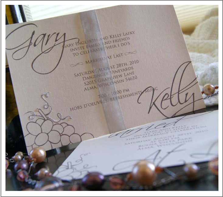 Winery Wedding Invitation