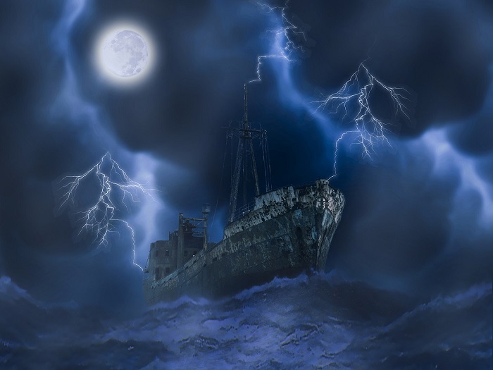 The Flying Dutchman -  A Mysterious Ghost Ship that is Doomed To Sail the Oceans Forever (the never ended journey of a ghost ship)