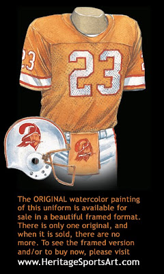 Tampa Bay Buccaneers 1976 uniform