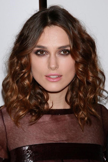 Keira Knightley Brunette With Curls hair