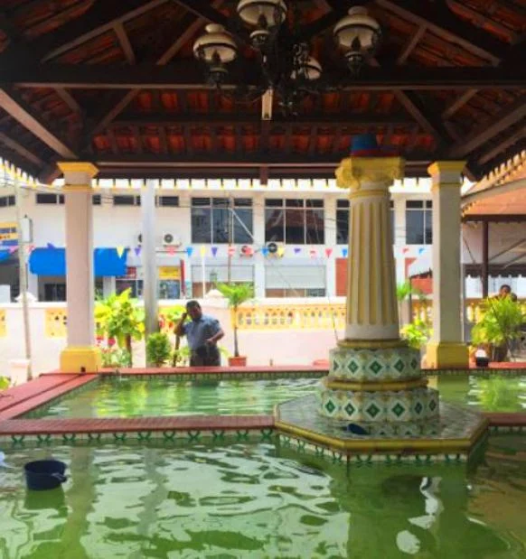 Masjid Kampung Hulu Melaka kolam wudhu