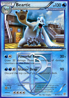 Beartic Plasma Storm Pokemon Card