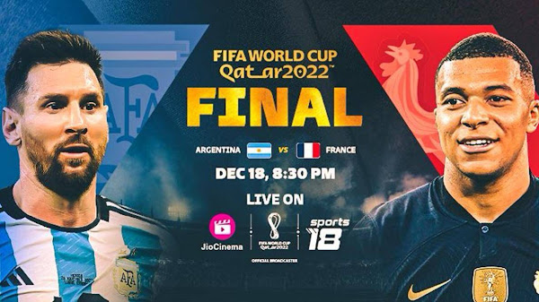 FIFA World Cup 2022 Argentina vs France final match.