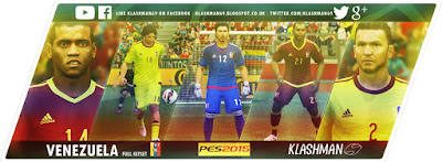 PES 2015 Venezuela Kit Pack Copa America 2015 by Klashman69