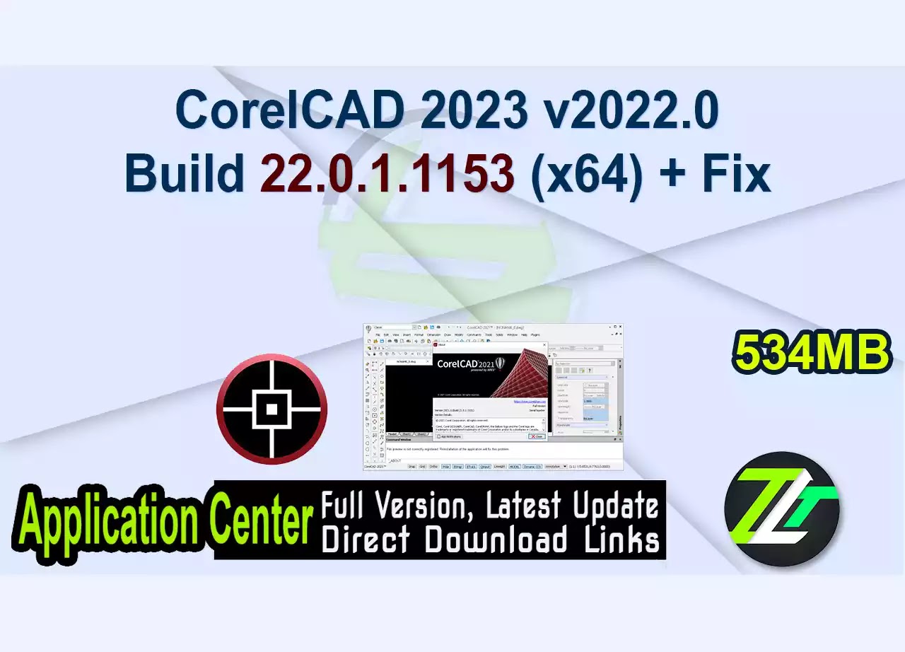 CorelCAD 2023 v2022.0 Build 22.0.1.1153 (x64) + Fix 