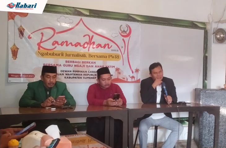 Ngabuburit Jurnalistik Bersama DPC PWRI Sumenep, Ini Tiga Pesan Penting Mas Abe