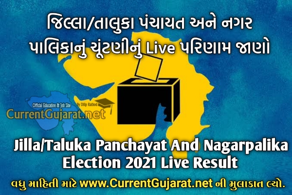 Gujarat Local Body Election 2021 Live Result Updates | Gujarat Jilla/Taluka Panchayat Election 2021 Live Result | Gujarat Nagarpalika Election 2021 Live Result