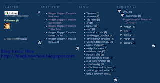 Convert Blogger Footer to a 4 Column Footer