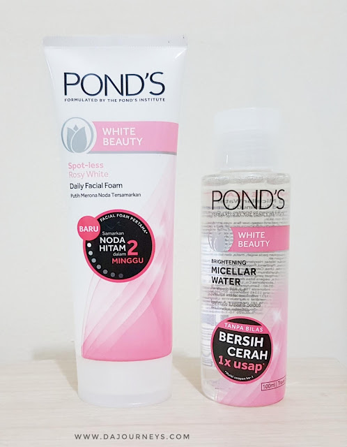 [Review] Ponds White Beauty Spot Less Rosy White Facial Foam and Brightening Micellar Water