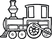 Tren para colorear. Tren para colorear