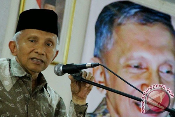 Amien Rais Tegaskan Partai Islam Sepakat Berkoalisi  Bang 