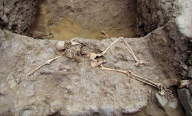 Remains of sacrificed woman found in north Peru