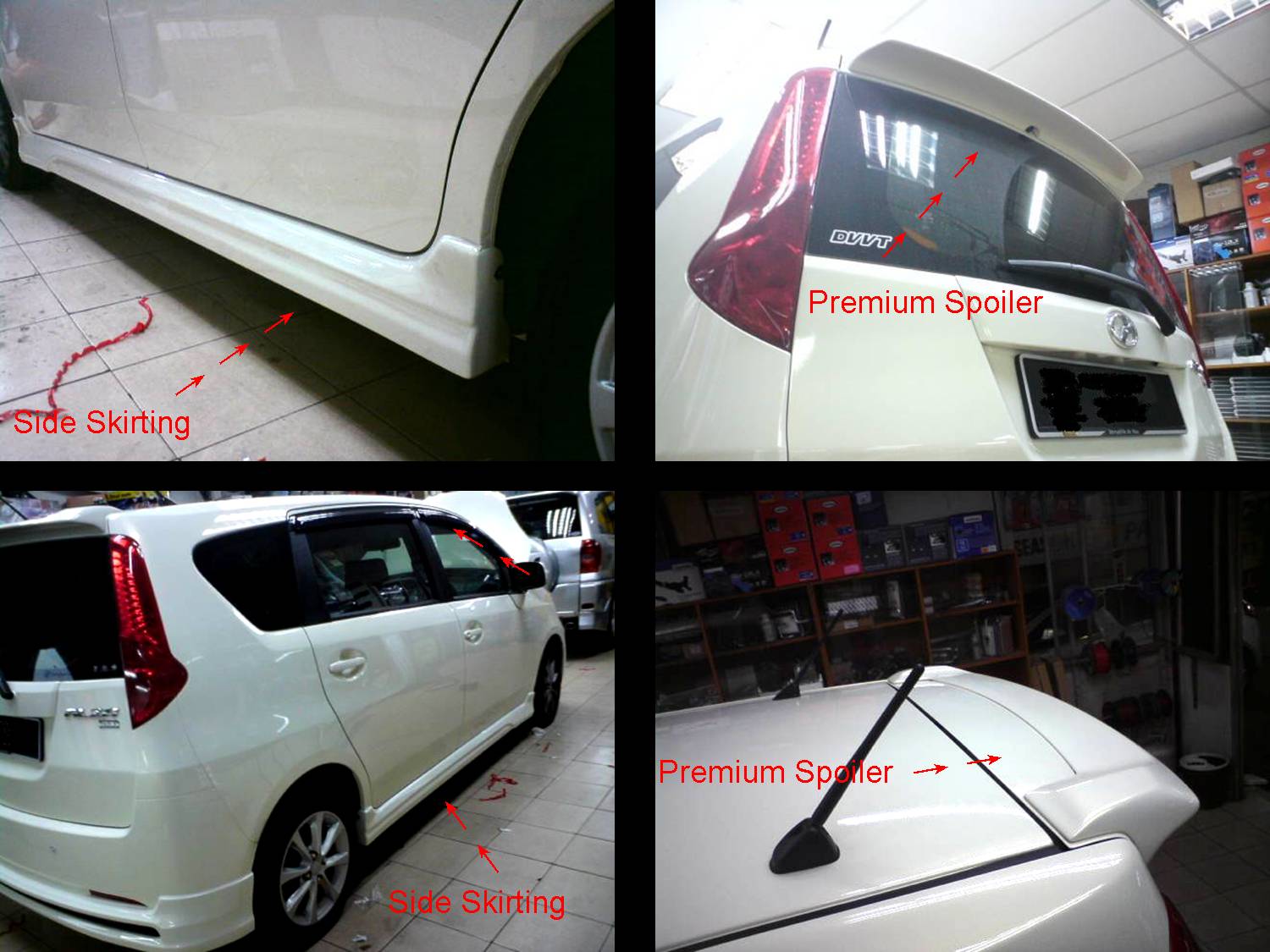 Star Level Auto Accessories: Perodua Alza SE bodykits 