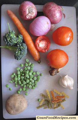 veg ingredients for the stew