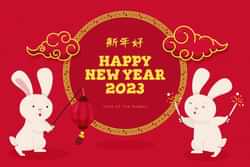 happy chinese new year 2023 vector