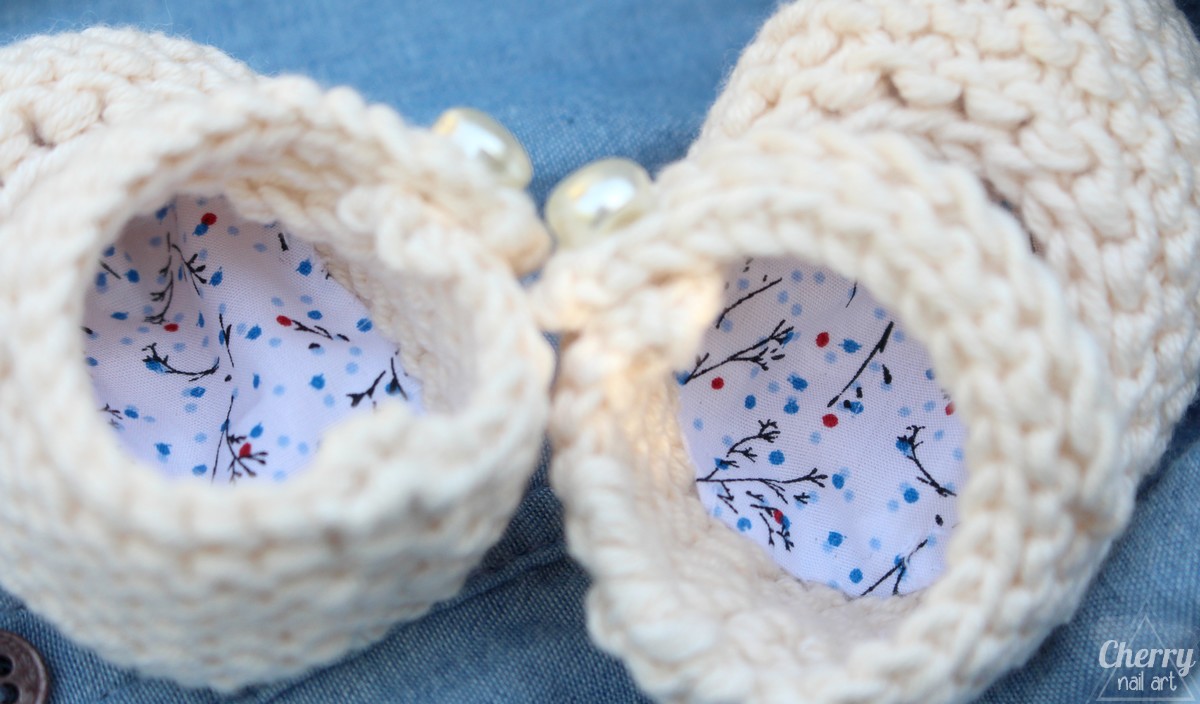 tricot chaussons bébé knitting baby