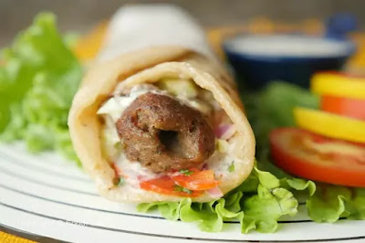 10. Kabab Paratha-Beef reshmi kabab paratha roll-Best Famous Foods Ideas in Pakistan