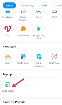 Cara top up shopeepay pakai dana