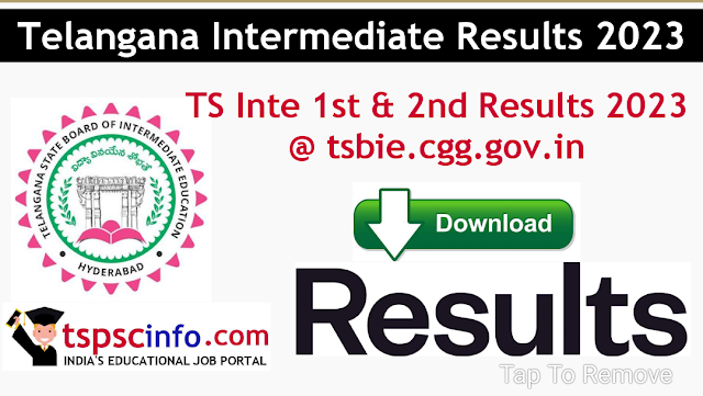TS Intermediate exam 2023 results