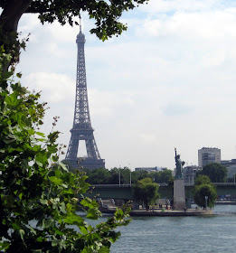 Replica Statue of Liberty in Paris, on the Isle des Cygnes