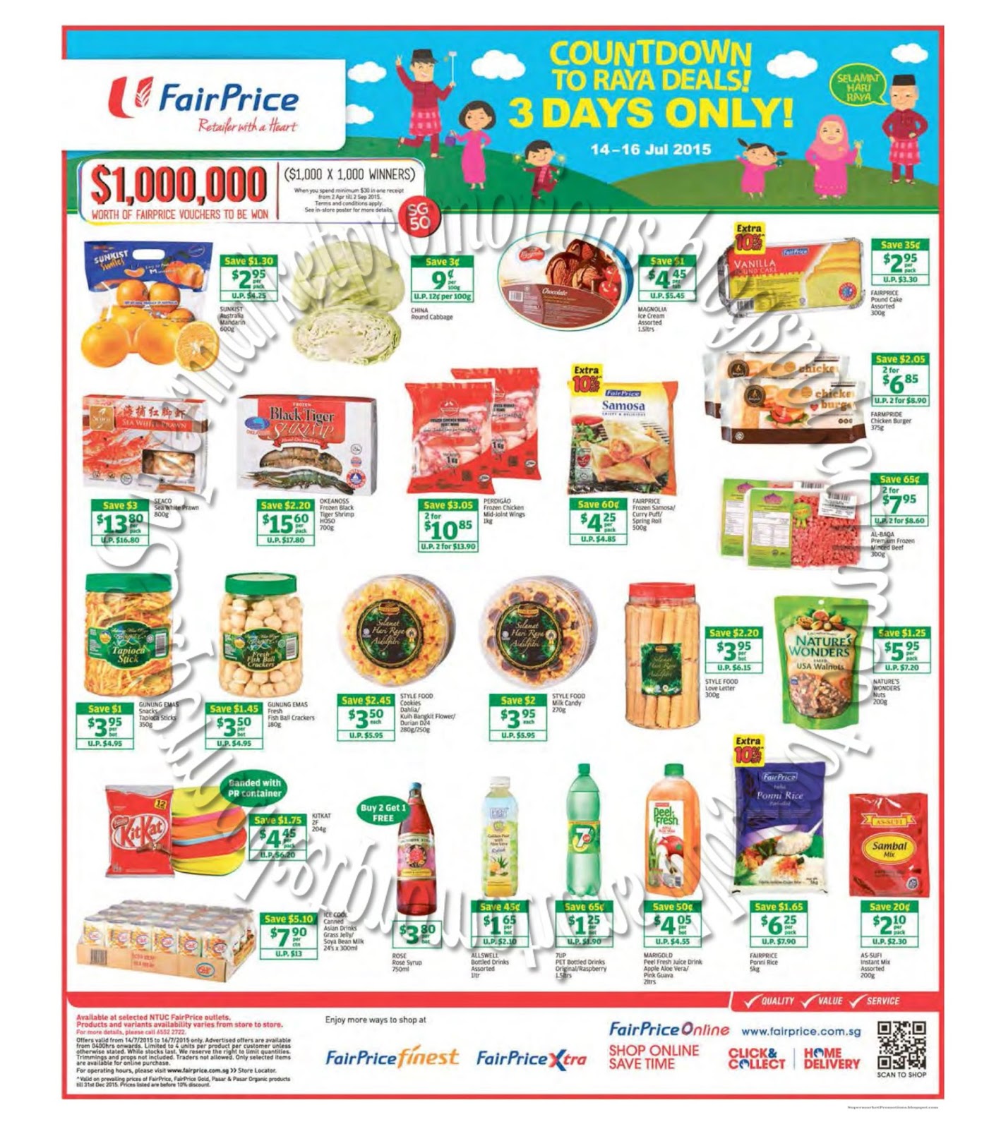 NTUC FairPrice Hari Raya Promotion 14 - 16 July 2015 