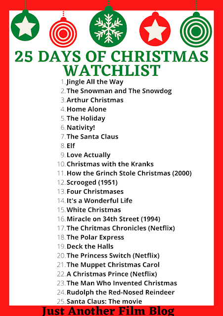 25 Days of Christmas Watchlist