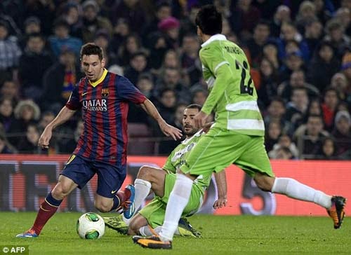 Xem lại 90 phút trận Barcelona vs Getafe