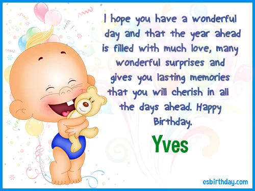 Yves Happy birthday