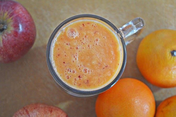  YA PROBASTE  EL DELICIOSO LICUADO DE NARANJA Y MANZANA