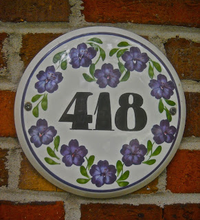 Ceramic house plaque made by Cinque Ports Pottery