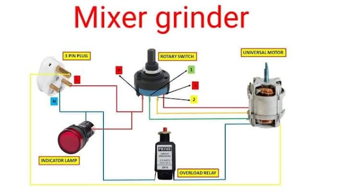 Mixer Grinder Wiring Diagram 