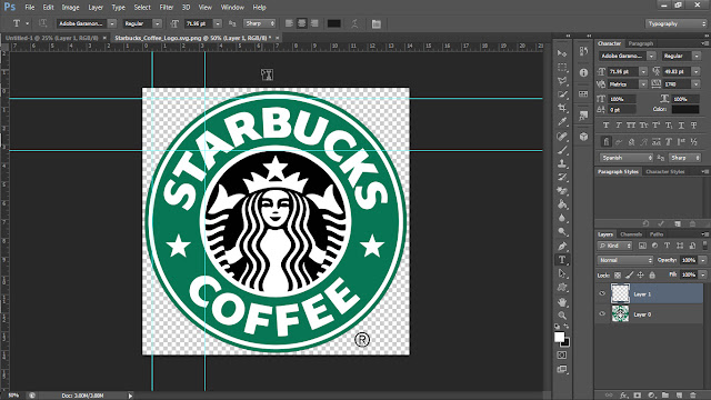 Cara Membuat Logo Starbucks