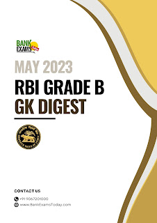 RBI Grade B GK Digest: May 2023