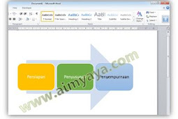 Cara Menciptakan Diagram Proses Di Ms Word 2010