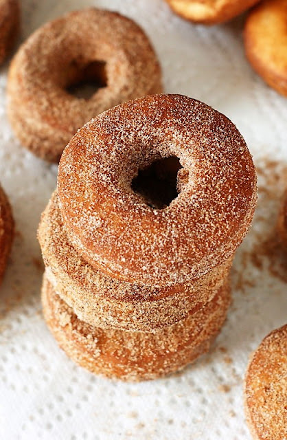 Old-Fashioned Cinnamon-Sugar Doughnuts Image