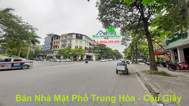 Bán nhà mặt phố Trung Hòa