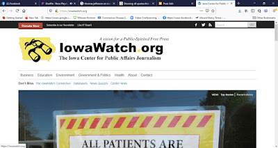 Iowa Watch home page