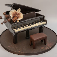 Chocolate Piano Cake