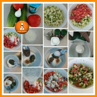 Ensalada-de-pepino-y-tomate-con-salsa-de-yogur paso-a-paso