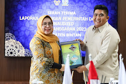 Serahkan LKPD Unaudited Tahun 2023, Ini Harapan Bupati Bintan kepada BPK Perwakilan Provinsi Kepri