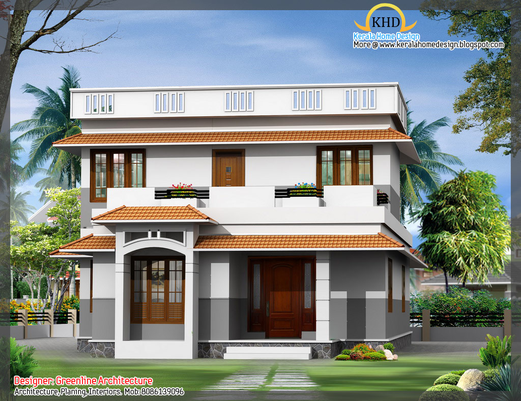 16 Awesome House  Elevation Designs Kerala home  design 
