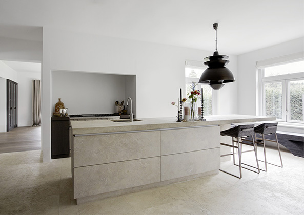 Modern luxury kitchen minimal sophisticated interior design by Piet Boon 