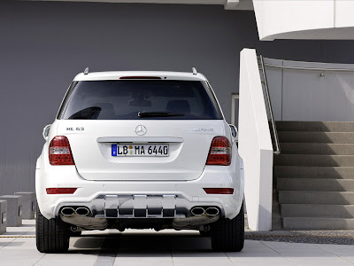 2011 Mercedes-Benz ML 63 AMG Rear View