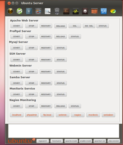 install ubuntu server manager utility