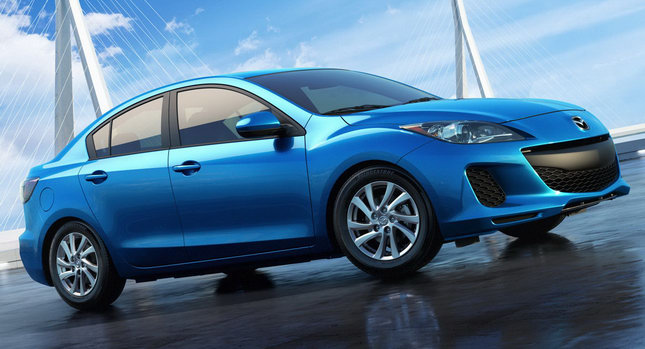 Face lift with a more refined exterior and interior Mazda 3 2012 is also