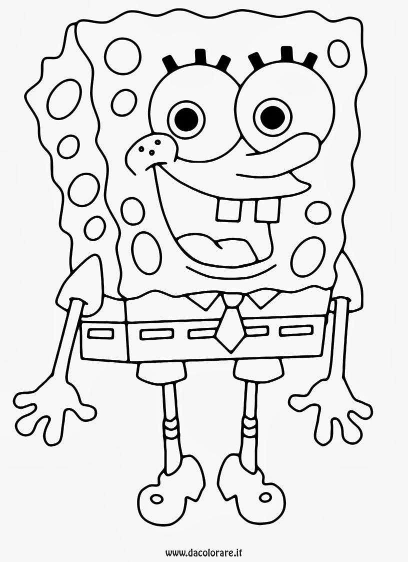 colorare online spongebob da colorare sul puter spongebob da colorare per bambini spongebob da colorare Disegni di SpongeBob da colorare