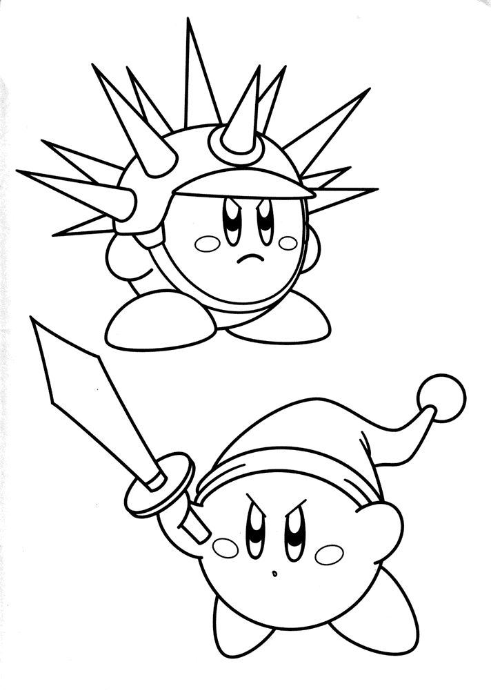 Free Coloring Pages Kirby Fight Coloring Pages