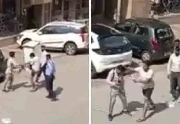 UP, News, Noida, National, Crime, Police, Arrest, Arrested, Video, Delivery boy, Attacked, UP: Man thrashes delivery boy in Noida, Arrested.